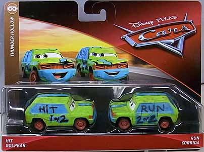 MATTEL CARS 2018 2PACK HIT &amp; RUN